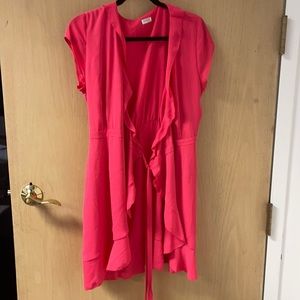 Super flattering wrap dress